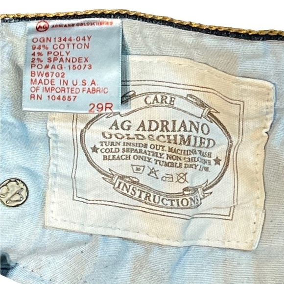 Adriano Goldschmied Belle Bottom Jeans Wide Leg Flare Stretch Denim Boho Hippie - Picture 10 of 10